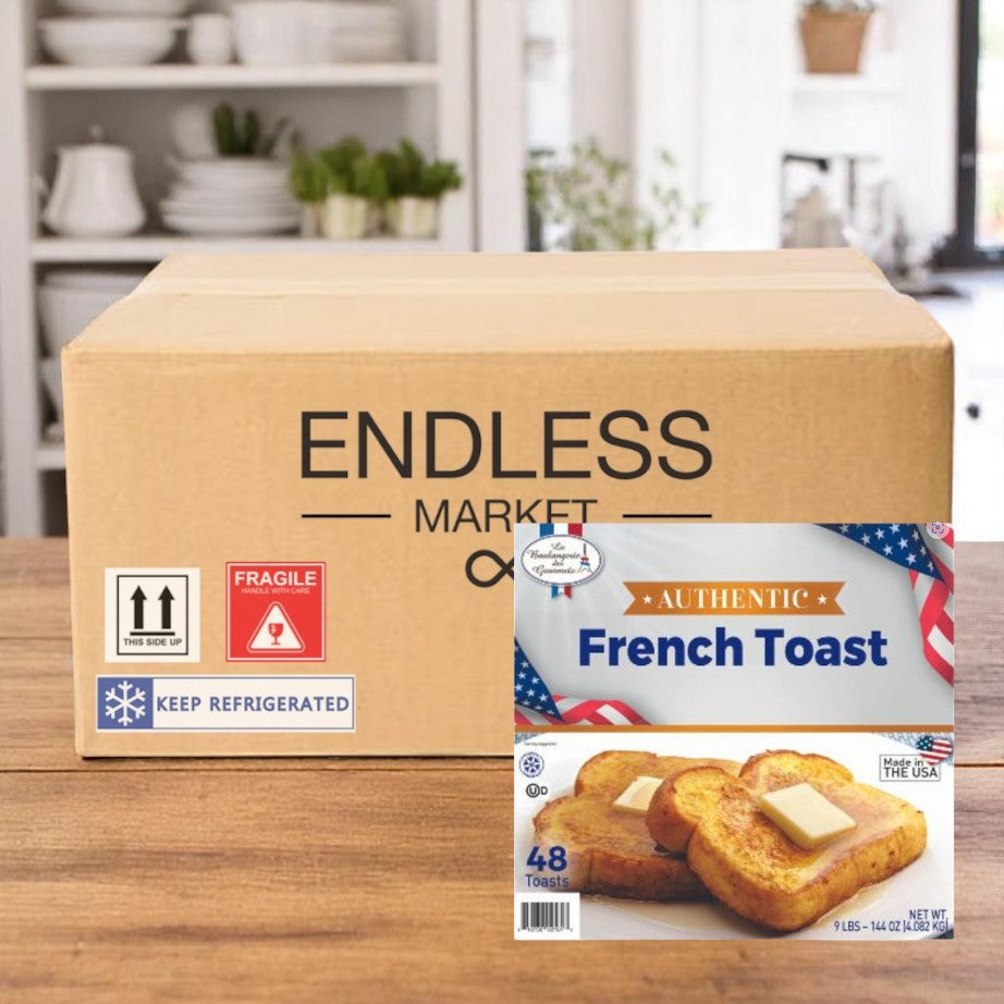 Frozen La Boulangerie des Gourmets - Authentic French Toast - 48 Count-9Ibs- 1 Case