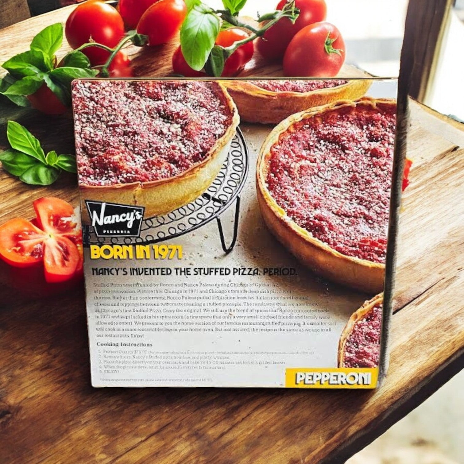 Nancy's Pepperoni Frozen Stuffed Pizza, 32 oz - 3 Packs