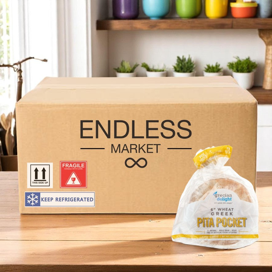 Bakers Source Pita Bread- 6 Inch-12 Packs- 10 Count- 120 Total Packs