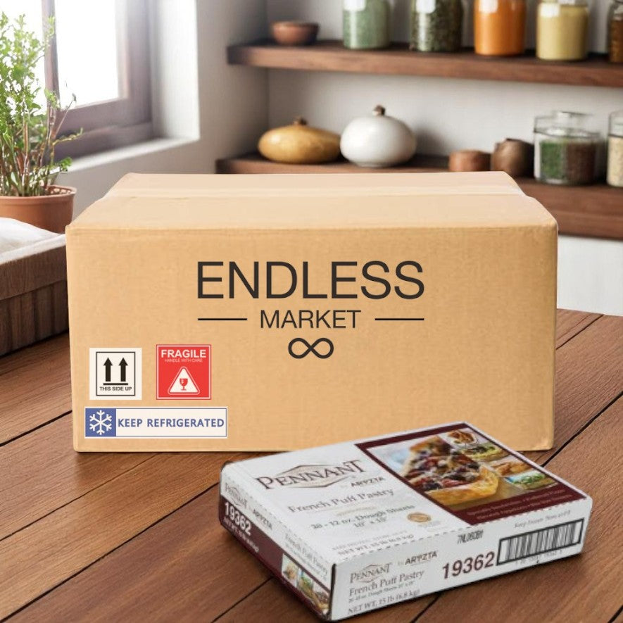 Pennant Frozen Puff Pastry, 10x15" - 15 Ibs- 1 Case