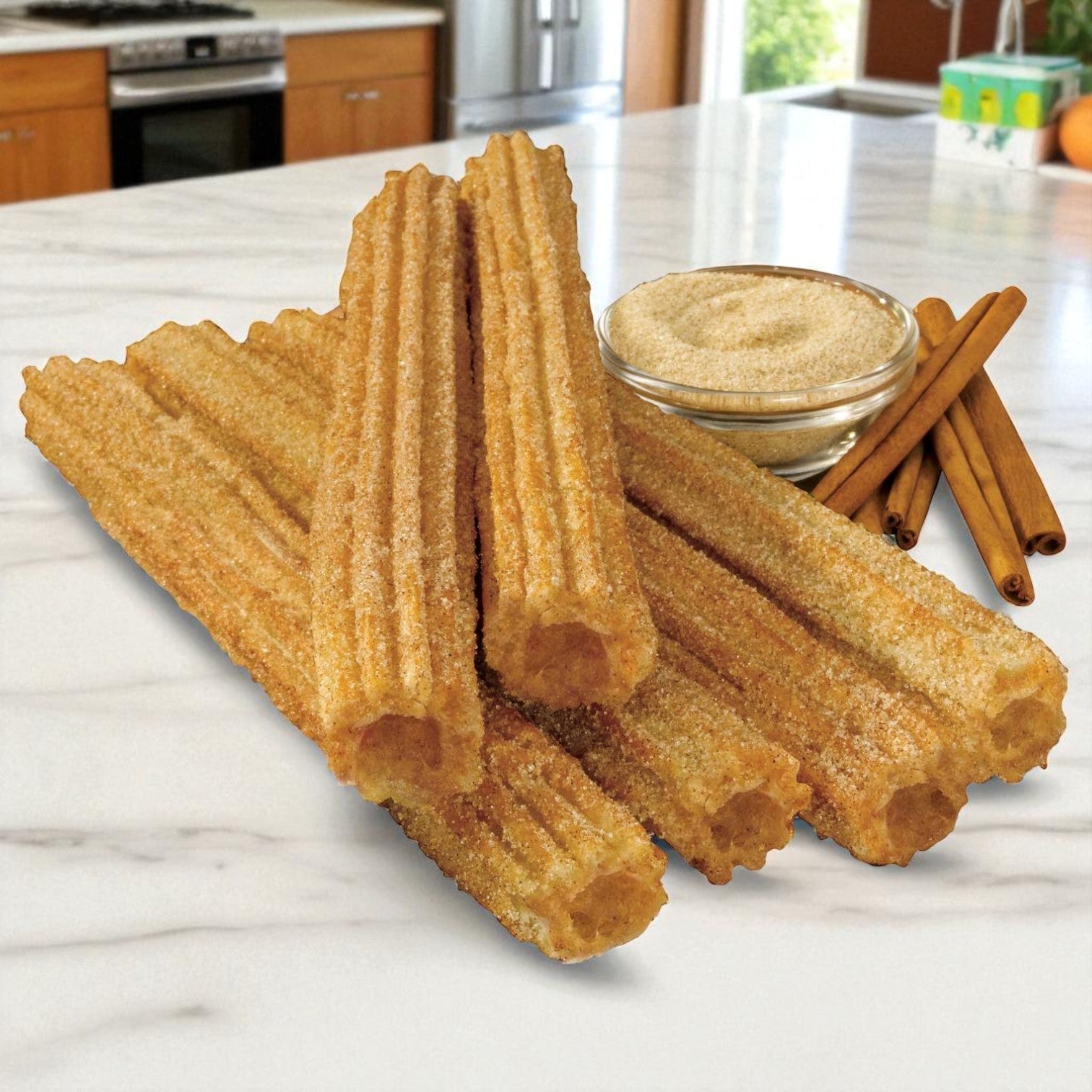 Churros Frozen Sabor Nuestro Cinnamon & Sugar Churros – 10" (2 oz Each, 50 ct)