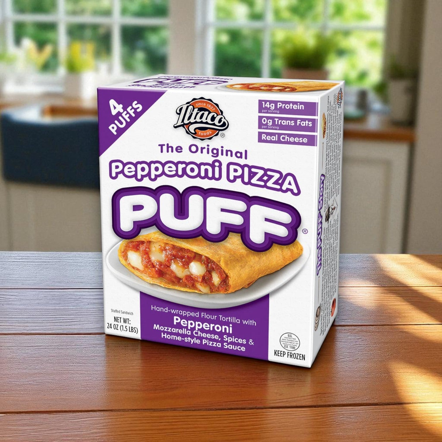 Pizza Puff Combo — The Original Pepperoni, Sausage & Iltaco Deluxe, 3-Pack