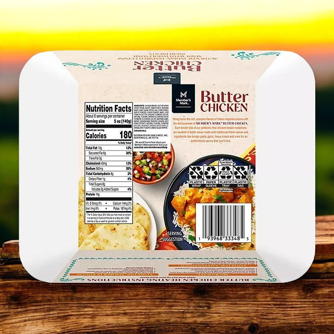 Member's Mark Indian Butter Chicken-32 Oz-1 Case