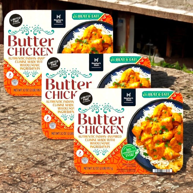 Member's Mark Indian Butter Chicken-32 Oz- 3 Cases