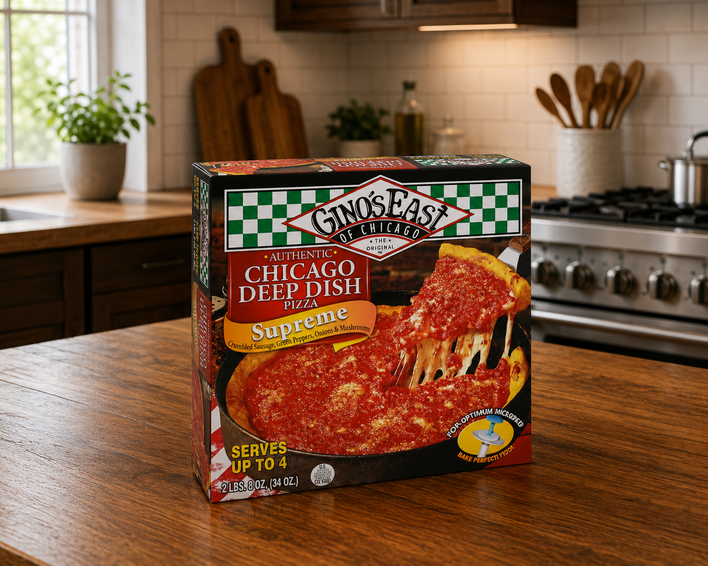Gino's East Tavern Style Gino's Supreme Pizza, 21.5 oz, 1 Count