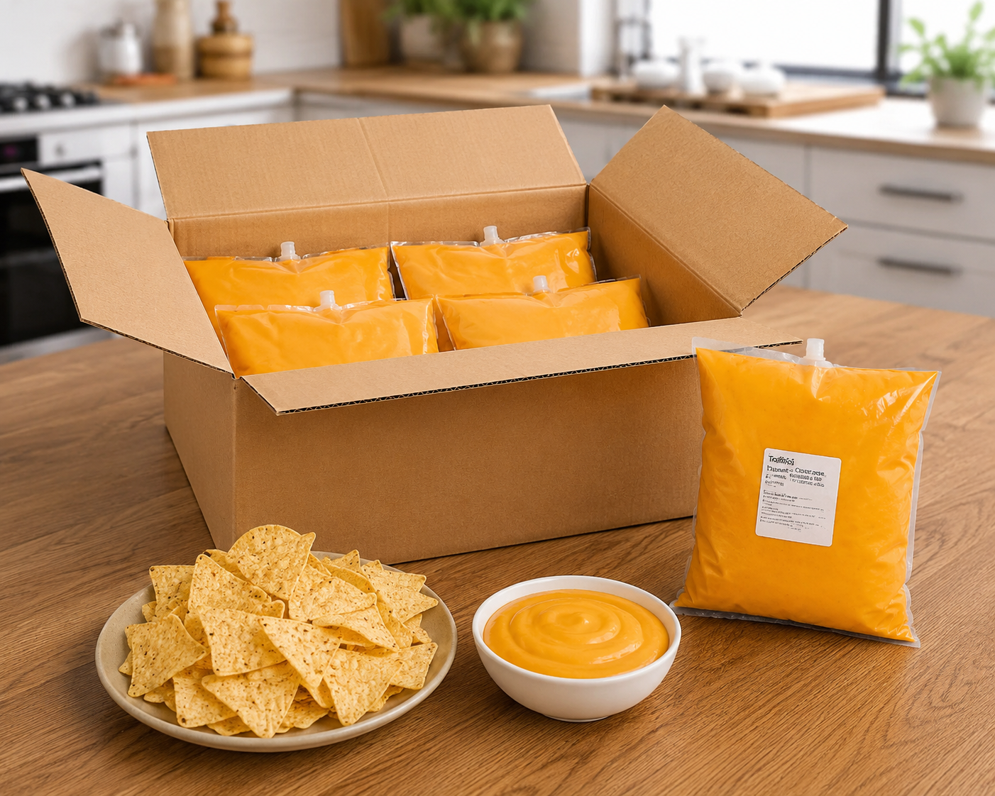Tostitos® Nacho Cheese Sauce – 140 oz Bags (Pack of 4)