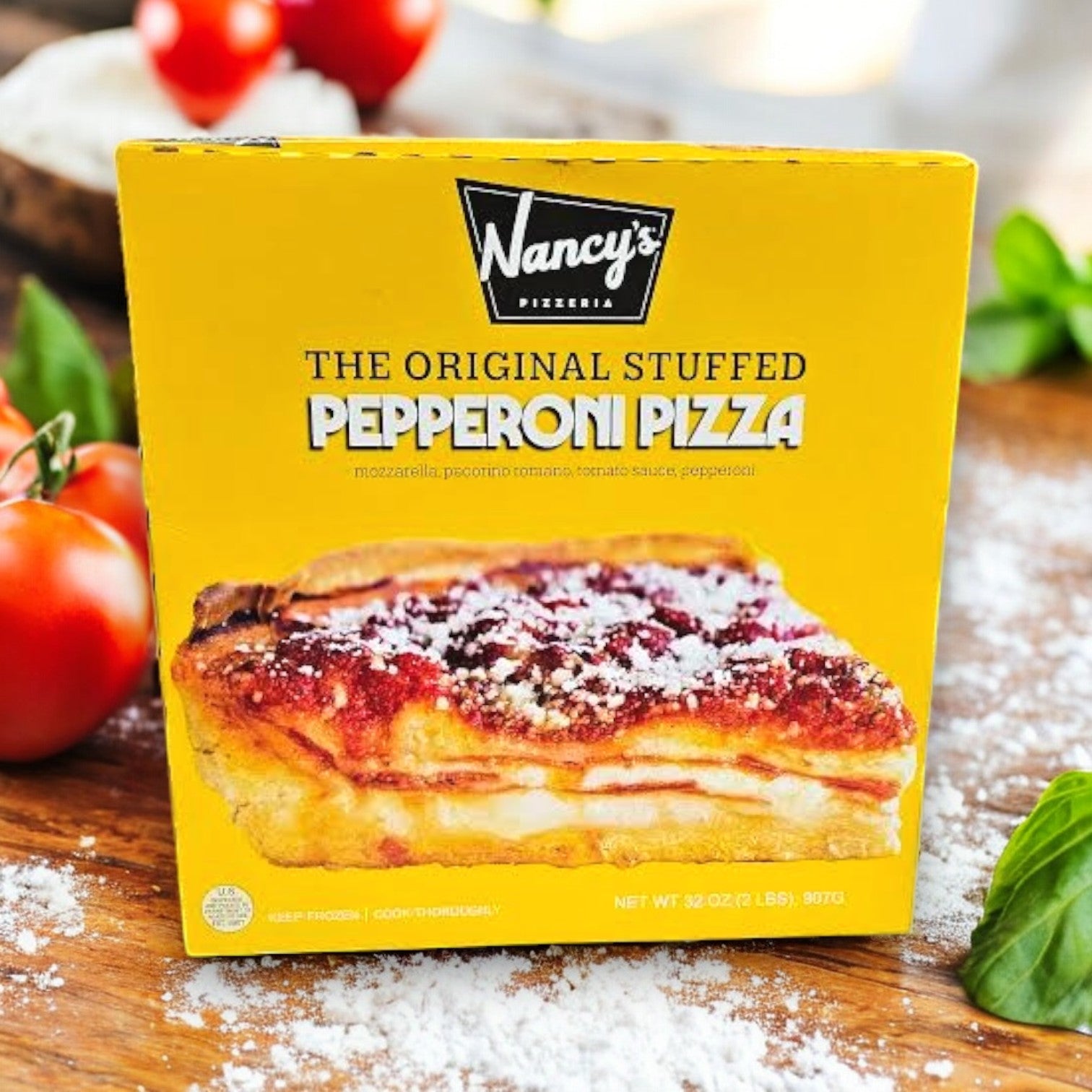 Nancy's Pepperoni Frozen Stuffed Pizza, 32 oz