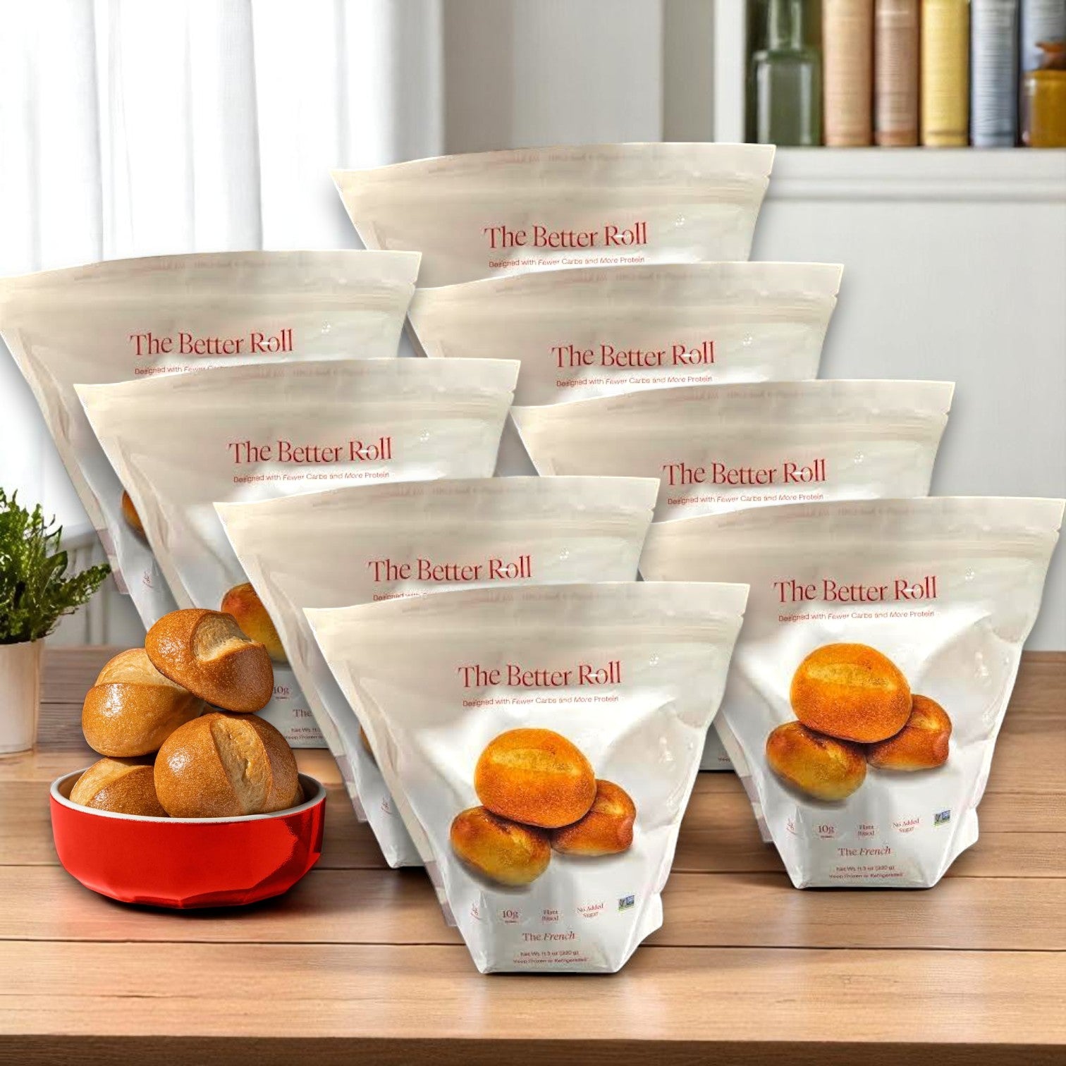 BetterBrand, The Better Roll – French Style (8 Bags, 64 Rolls Total) In Stock- Ready to Ship!!