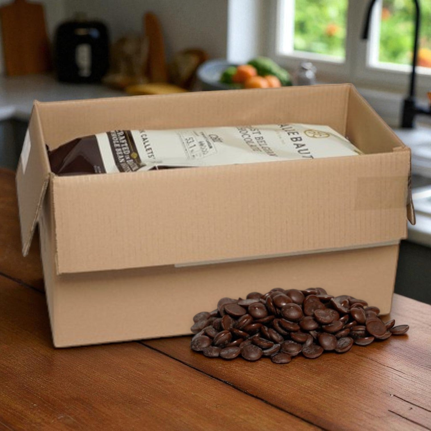 Callebaut Dark Chocolate Callets 53.1% – 1/10 kg