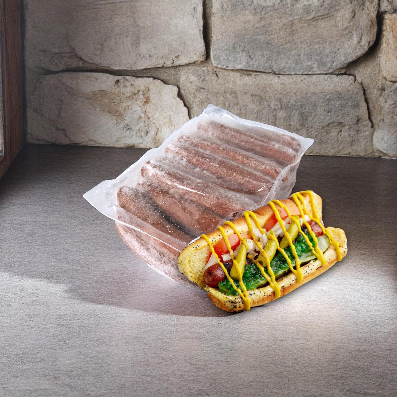 Eisenberg All-Beef Polish Sausage – 5 per lb (1 x 10 lb Pack)