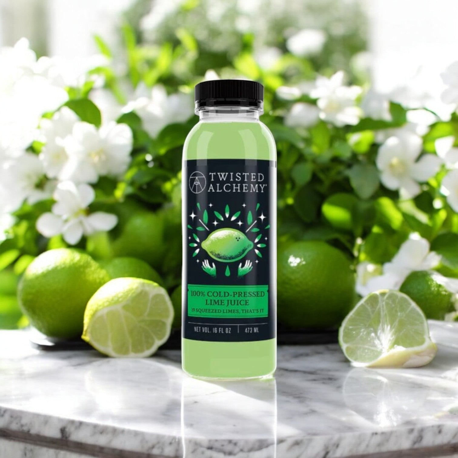 Twisted Alchemy 100% Cold Pressed Persian Lime Juice, 16 oz