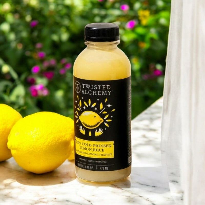 Twisted Alchemy 100% Cold Pressed Eureka Lemon Juice, 16 oz