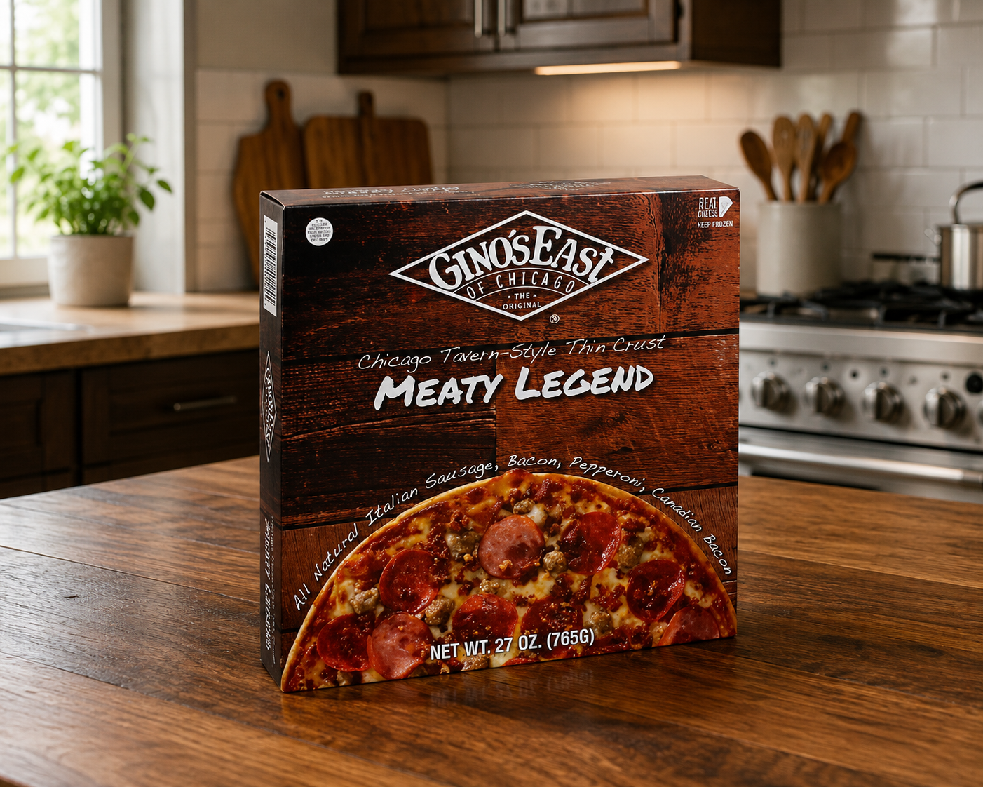 Gino's East Tavern Style Meaty Legend Pizza, 20 oz, 1 Count