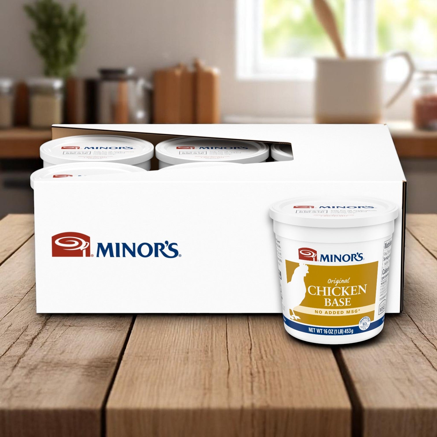 Minor’s Chicken Base – No MSG, Zero Trans Fat (6 x 1 lb Tubs)