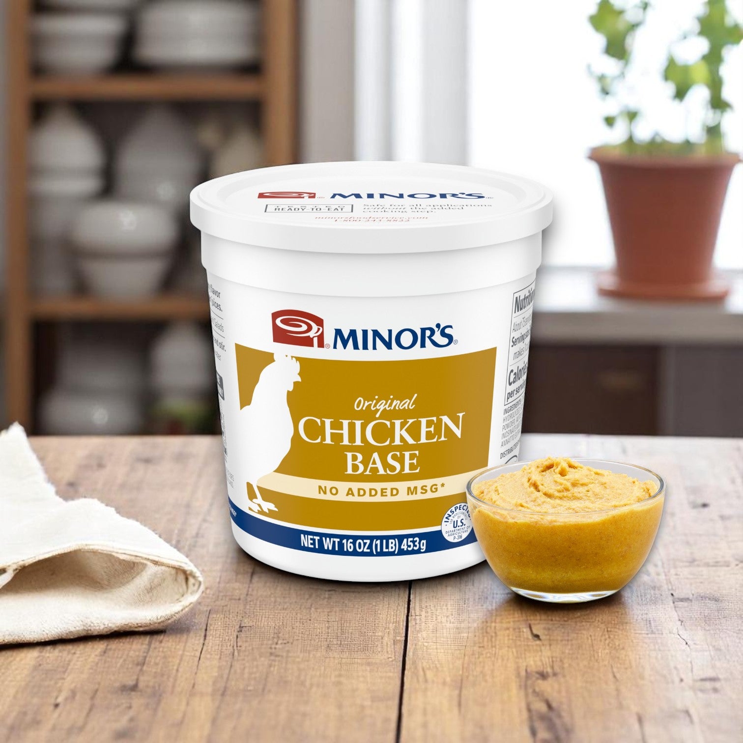 Minor’s Chicken Base – No MSG, Zero Trans Fat (6 x 1 lb Tubs)