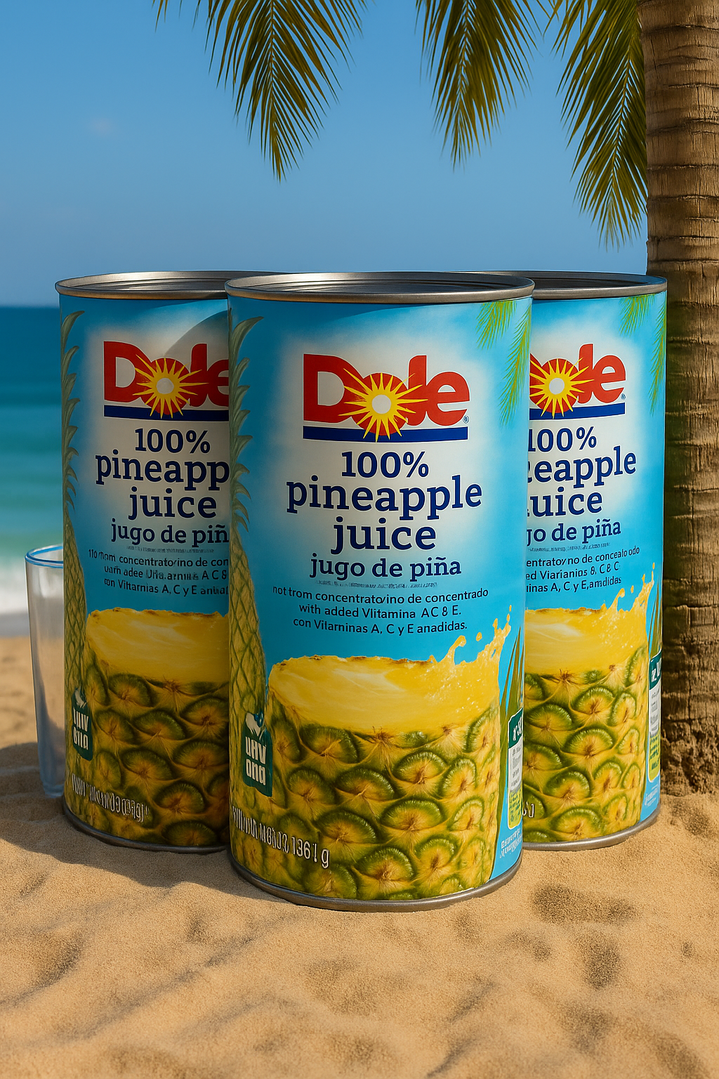 Dole 100% Pineapple Juice – 46 fl oz 3 Cans