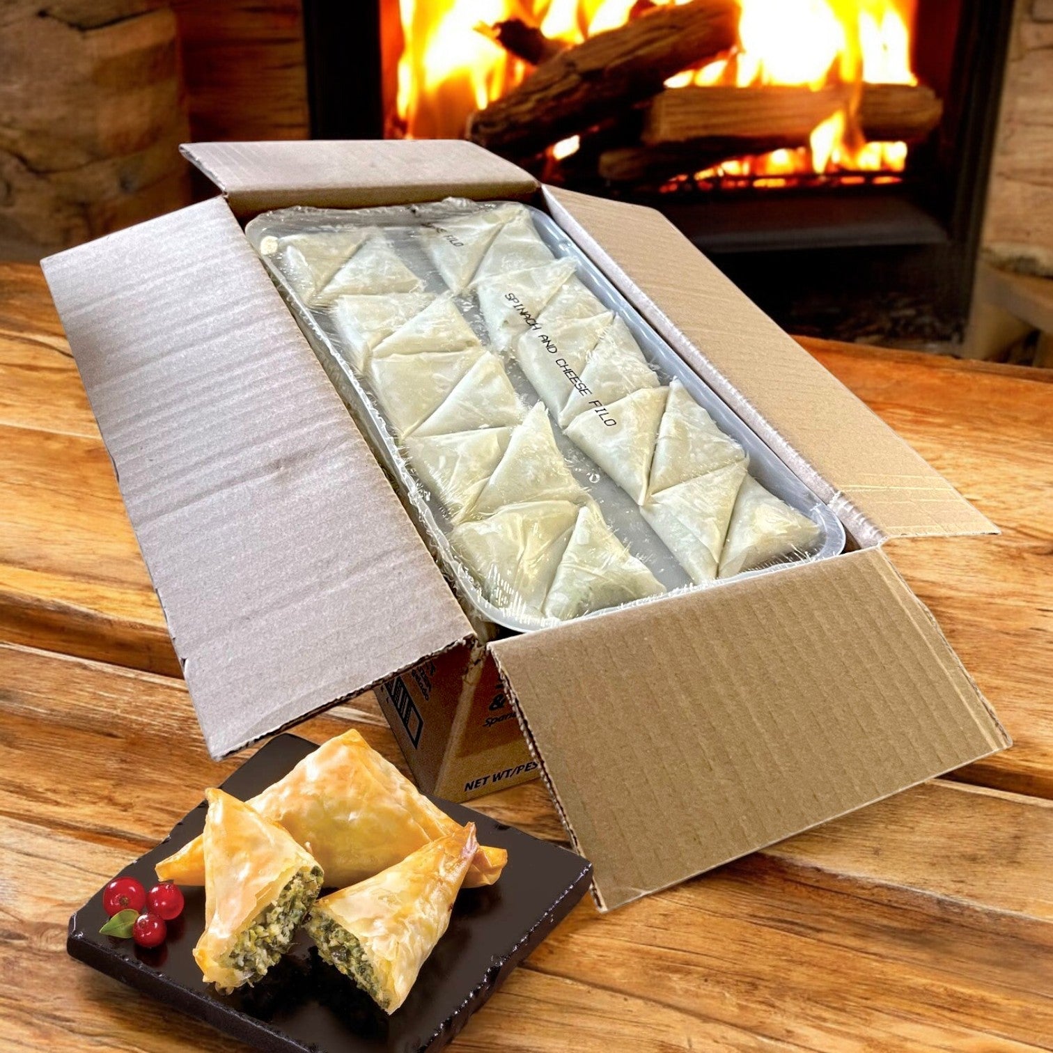 Sysco Imperial Spanakopita Appetizer – 5 Trays of 20 Count (Frozen)