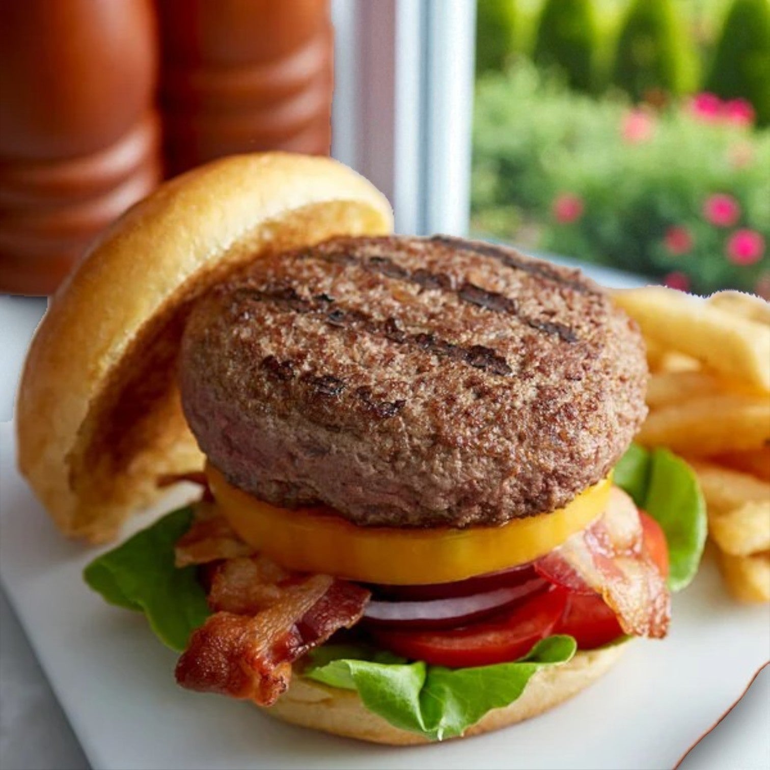 Halal- Certified Angus Beef® 80/20 Halal Steak Burgers — 5.33 oz, 36 Pack