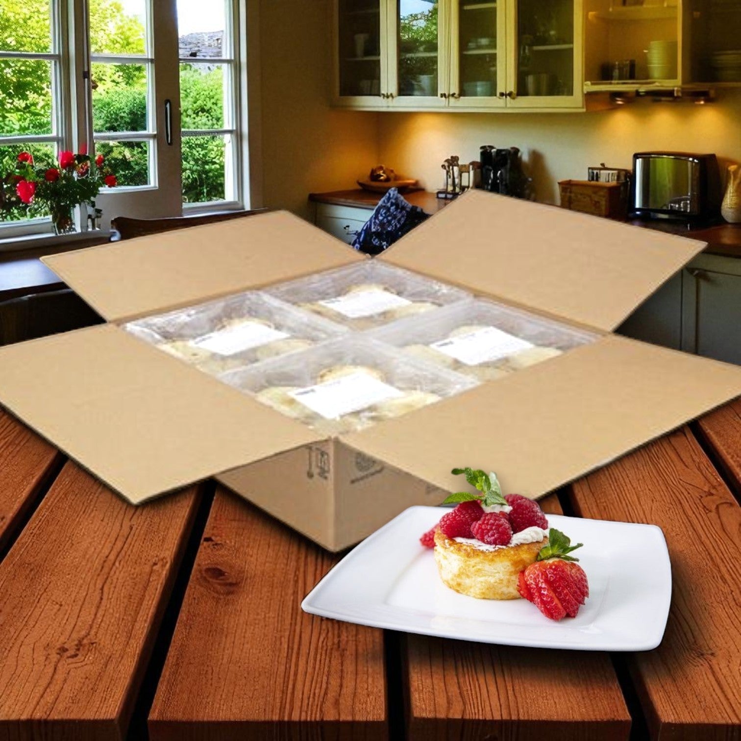 Sweet Street Basque Individual Cheesecakes – 32/4.32 oz Each