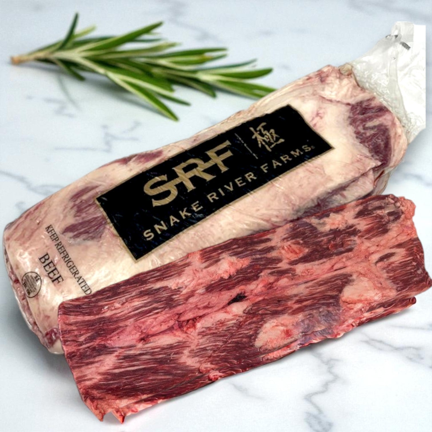 Snake River Farms Beef Eye Kalbi – American Kobe Black, 6/4 lb Avg