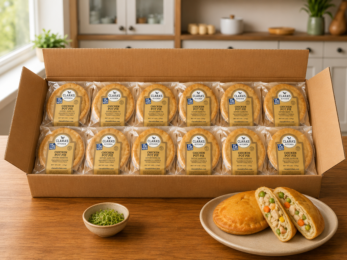 Clara’s Kitchen Hand-Held Chicken Pot Pie – 6 oz. - 12 A Case