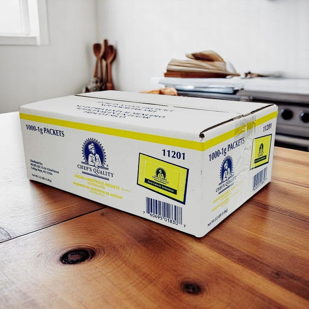 Chef’s Quality – Sugar Substitute (Yellow Packets) – 1,000 Count