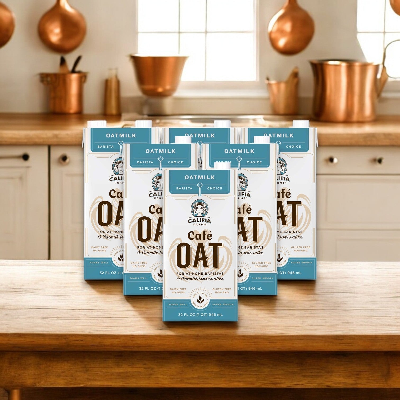 Califia Farms Oatmilk 32 Fl Oz, 6 Count- 1 Pack