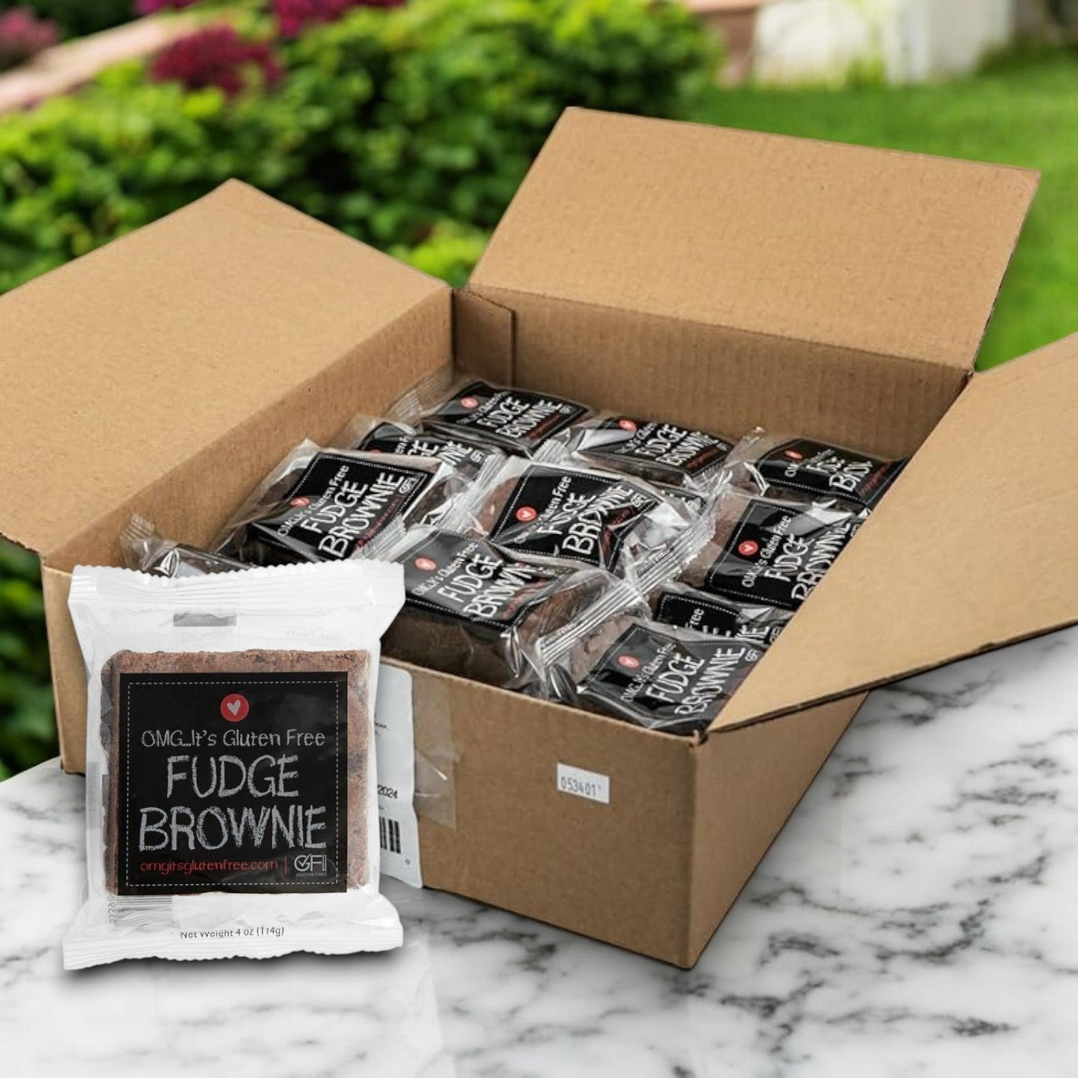 OMG It's Gluten Free, Brownie Fudge Gluten Free- 1 Case, 24 Pack