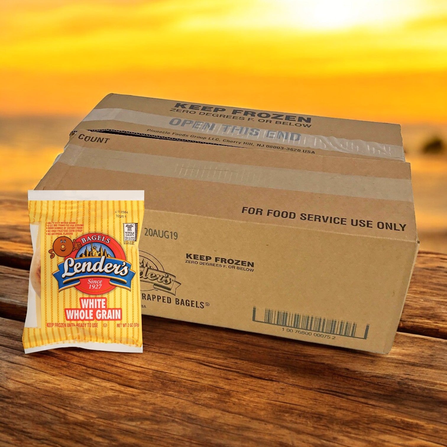 Lender's Bagels – Whole Grain White Individually Wrapped (72 CT)