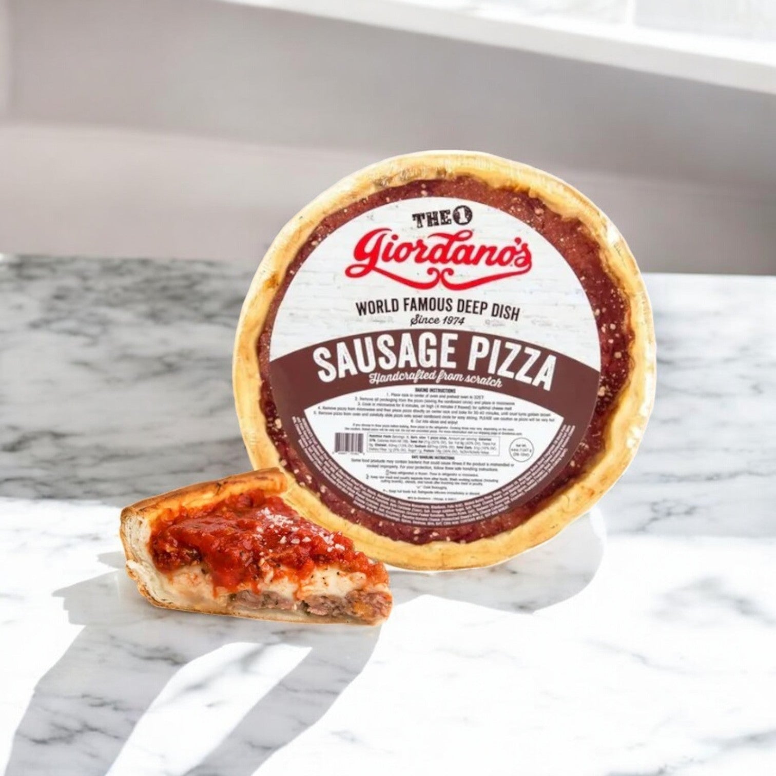 Giordano’s Deep Dish Pizza Variety Pack: Cheese, Pepperoni, Sausage & Spinach!