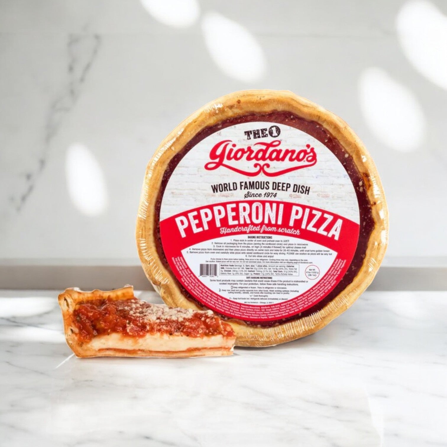 Giordano’s Deep Dish Pizza Variety Pack: Cheese, Pepperoni, Sausage & Spinach!