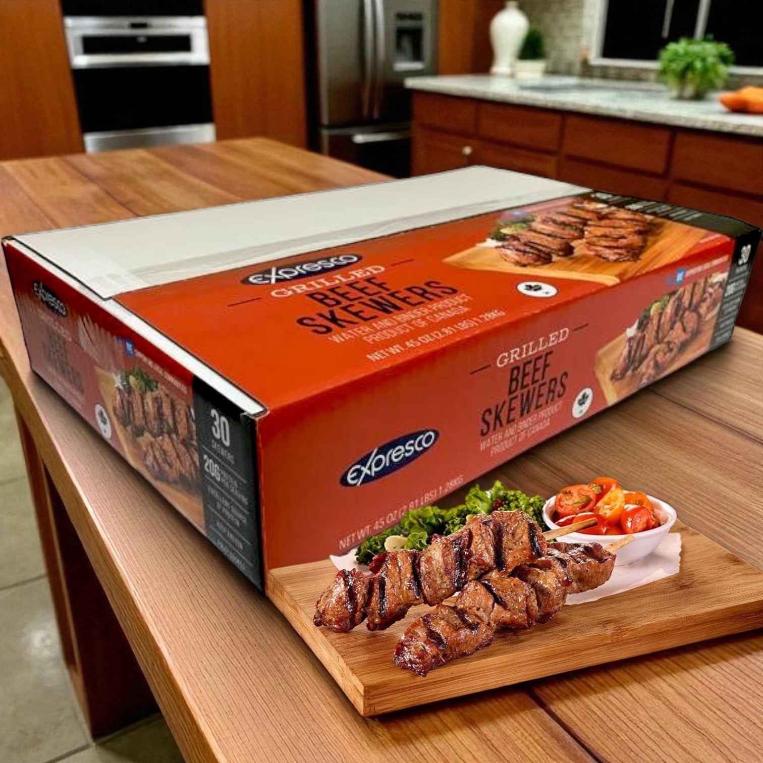 Expresco Grilled Beef Skewers – 30 Count