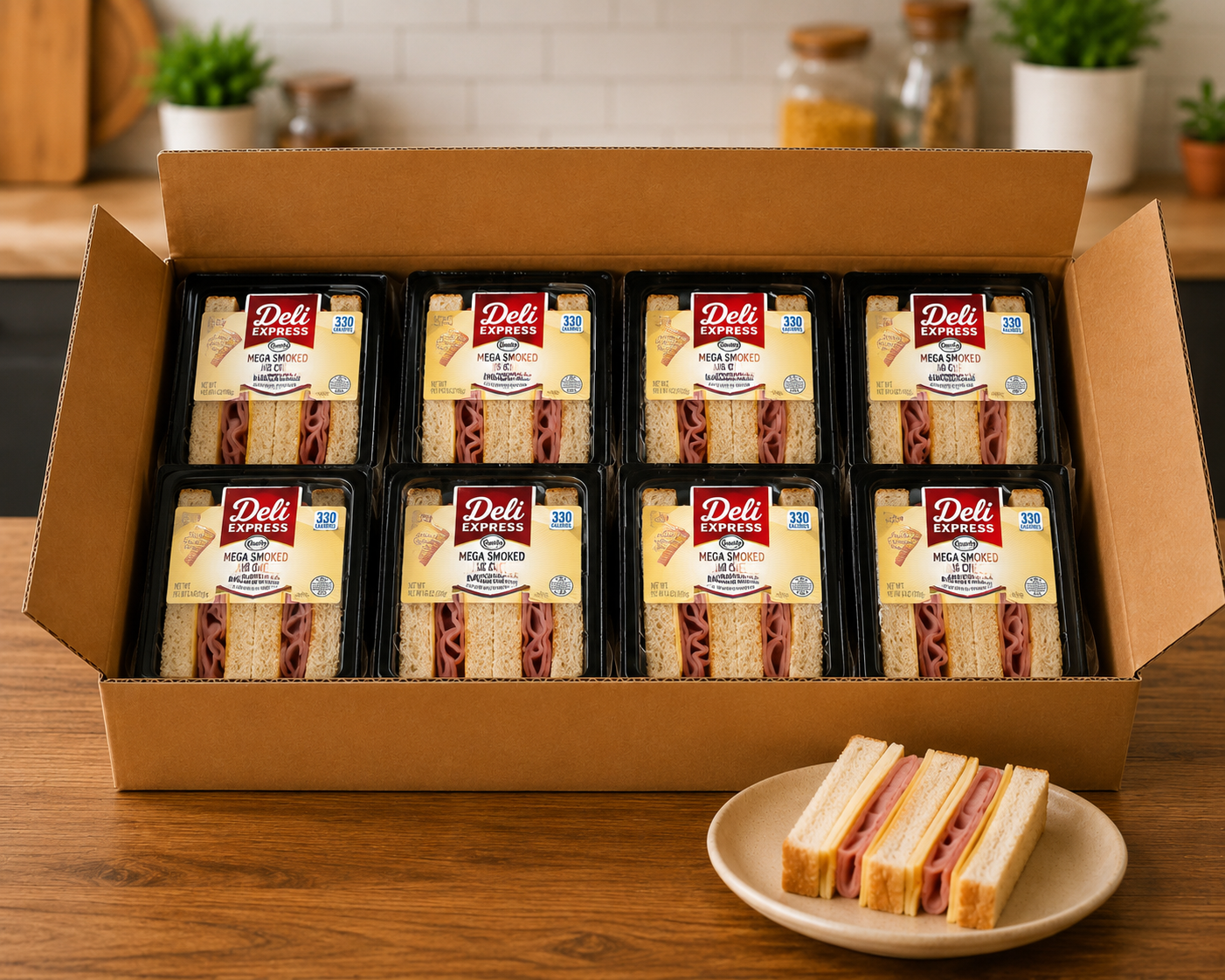 Deli Express Mega Italian Style Sandwich Wedge – 5.7 oz (8 Per Case)