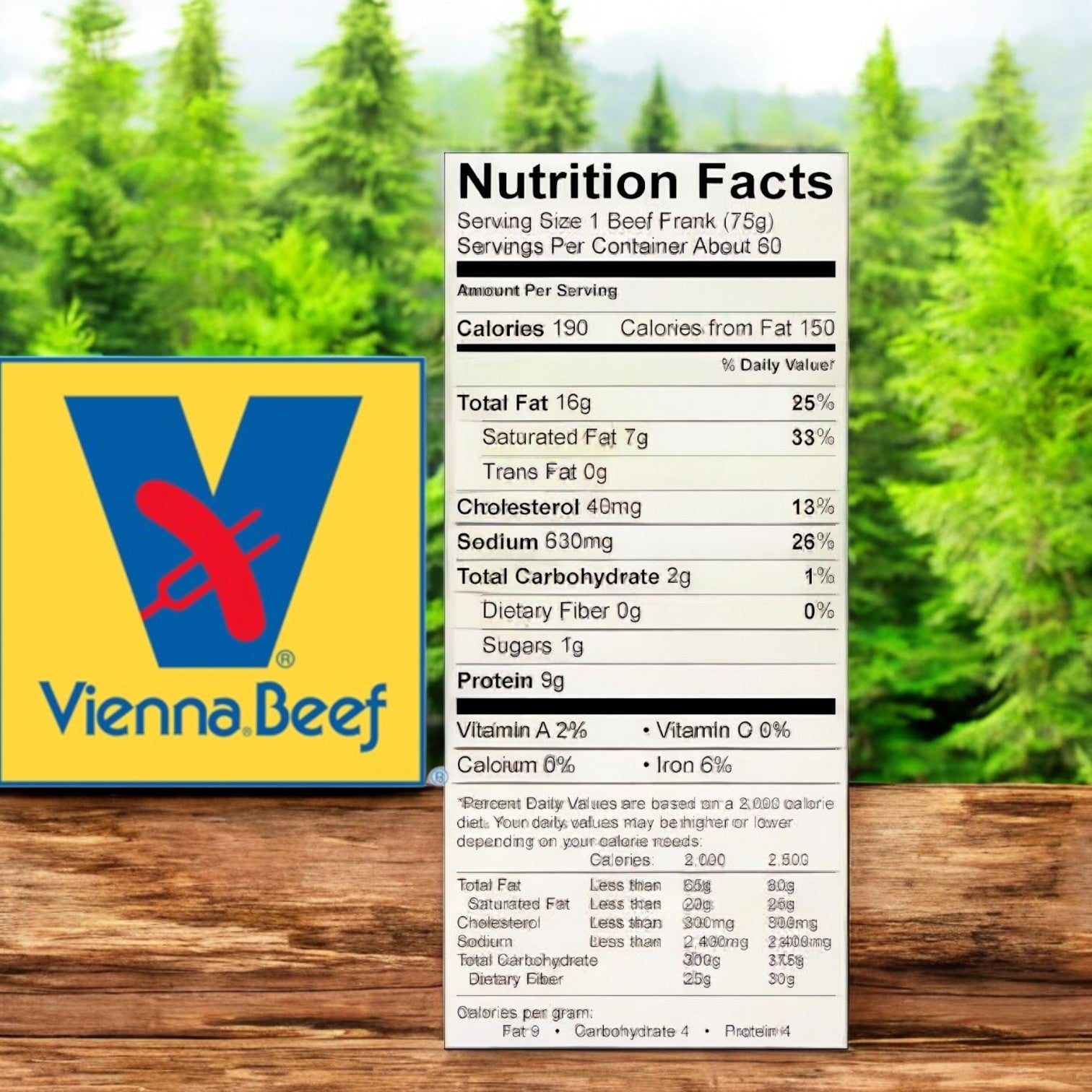 Case of Vienna Beef Natural Casing Hot Dogs – 6" (6 hot dogs per lb.) | 60 total