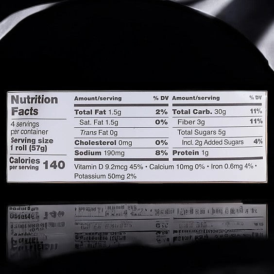 Explore the nutrition of Schar Rolls Hot Dog Gluten Free: 140 calories, 1.5g fat, 30g carbs, and 1g protein per 57g serving. Ideal for gluten sensitivities or celiac disease, these rolls by Schar offer essential vitamins and minerals in every bite.