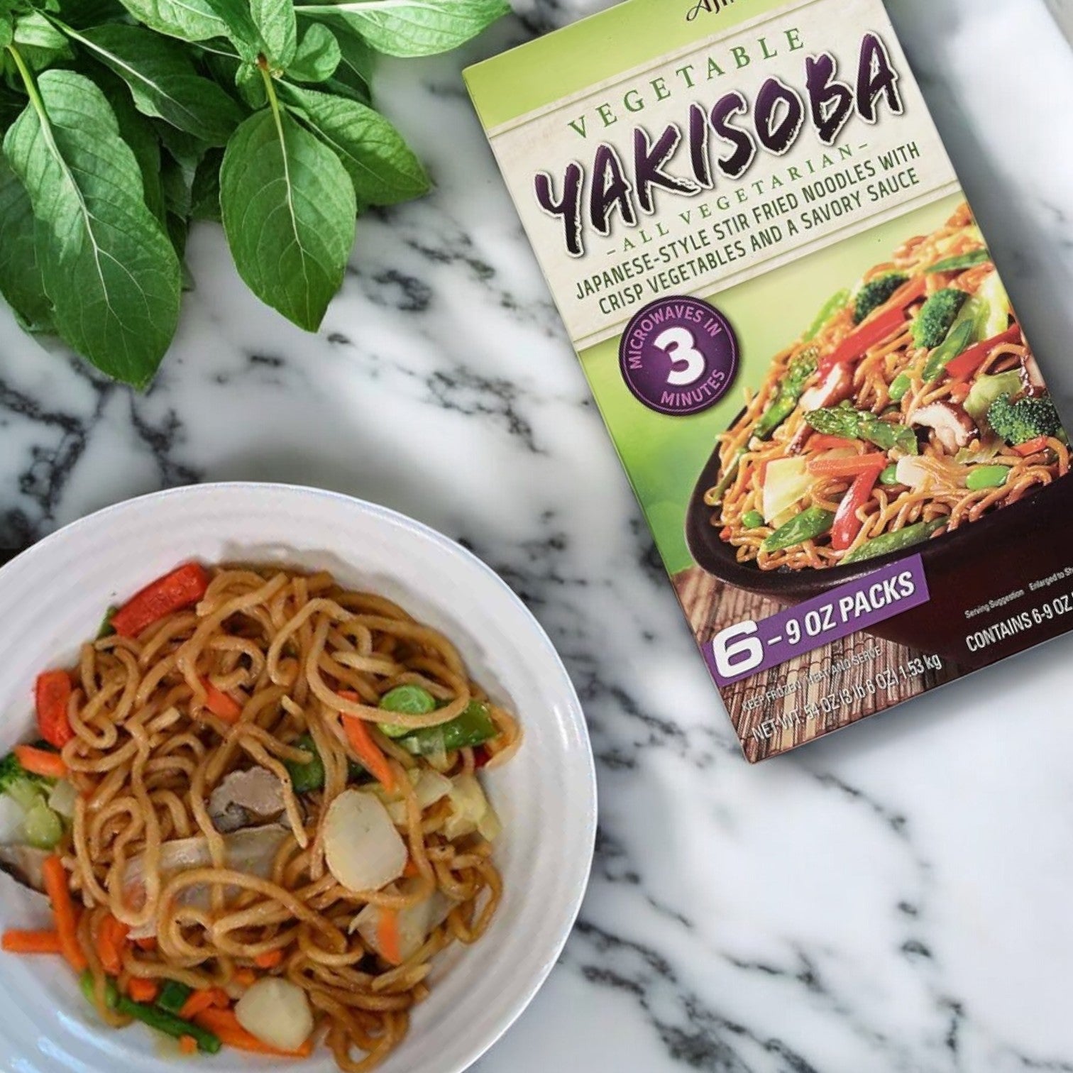 Ajinomoto Yakisoba with Vegetables All Natural | 9 oz | 6-count
