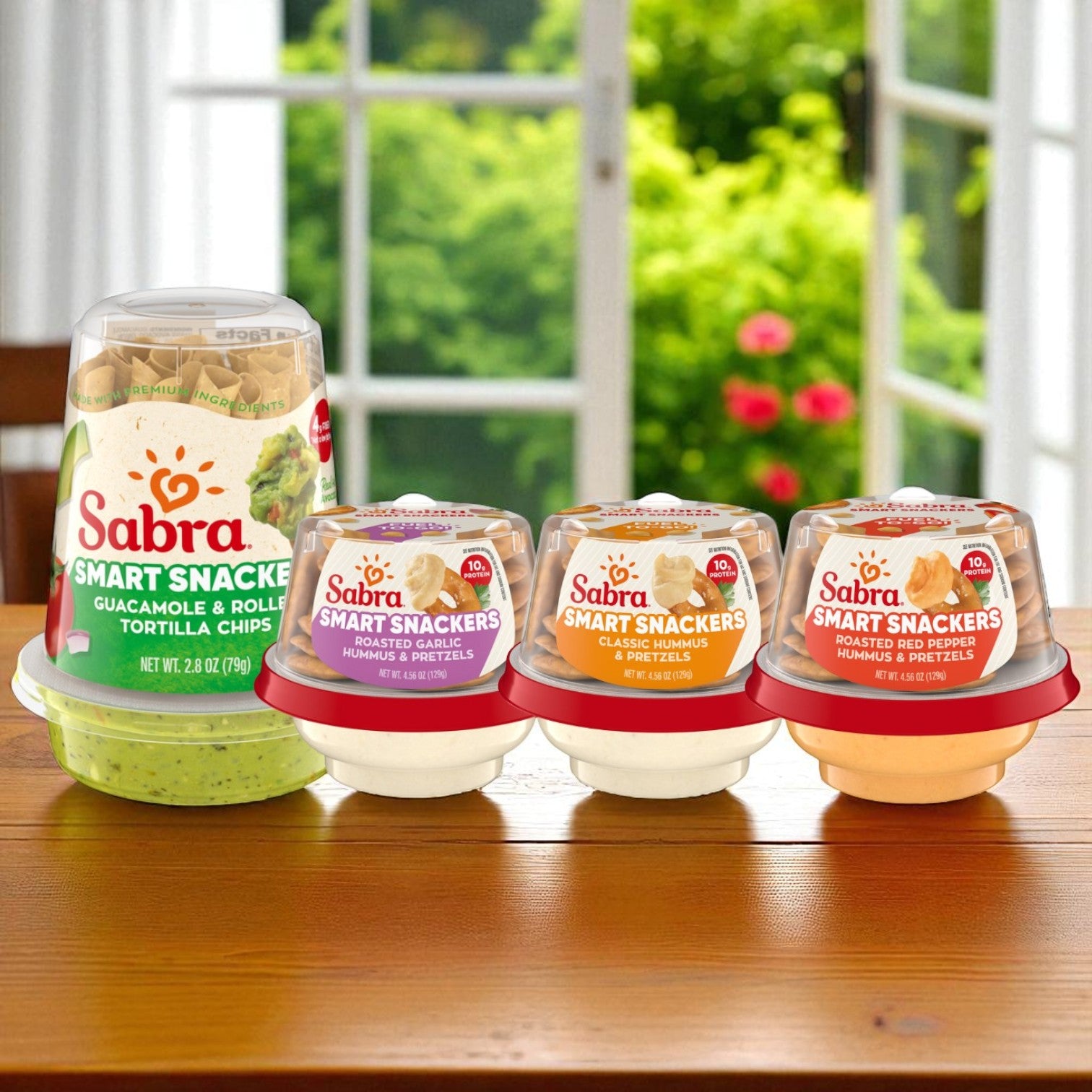 Sabra Box – Flavor-Packed Hummus & Guacamole Kit- 12 Assorted Sabra Cups!!