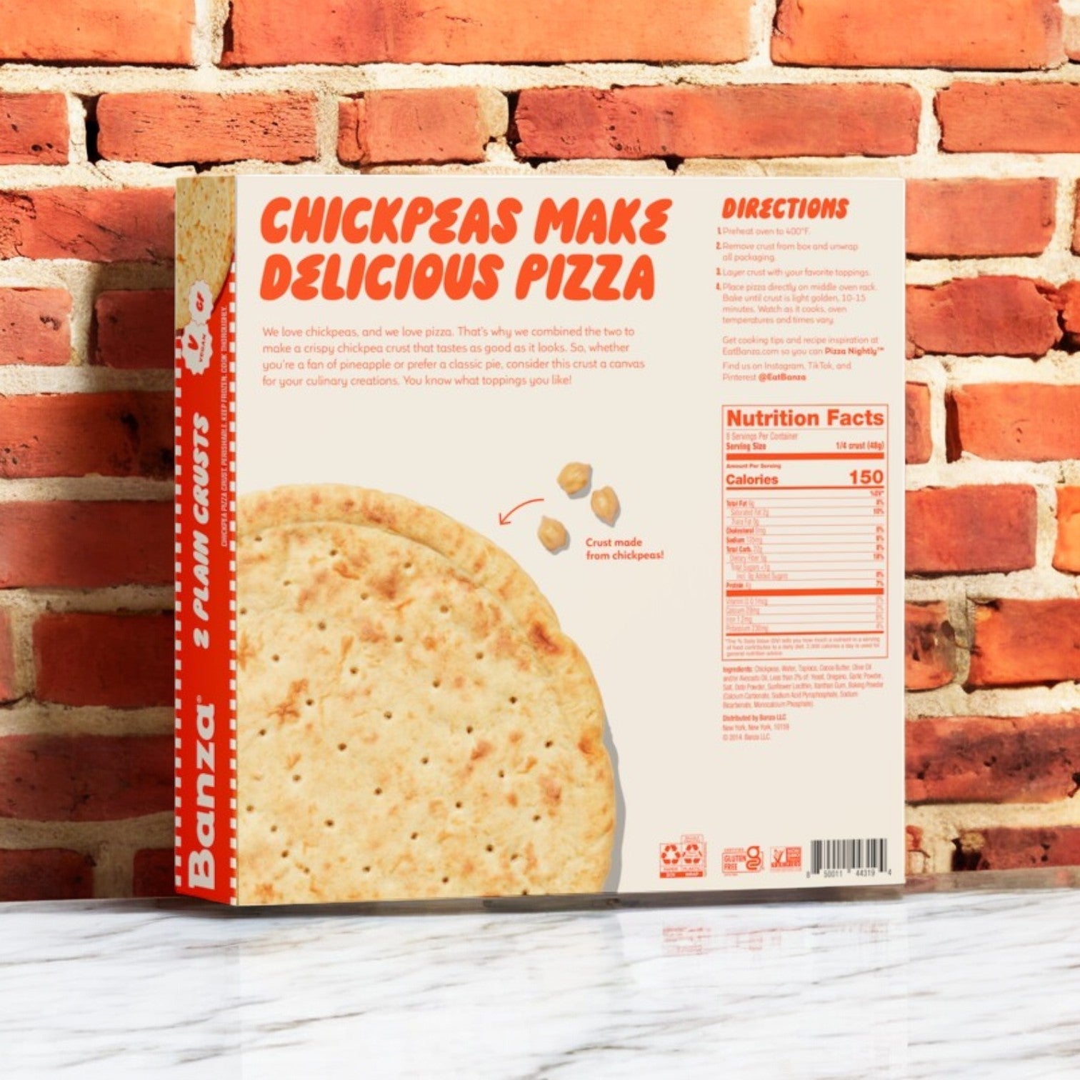 Banza Plain Crust, 13.4 oz.