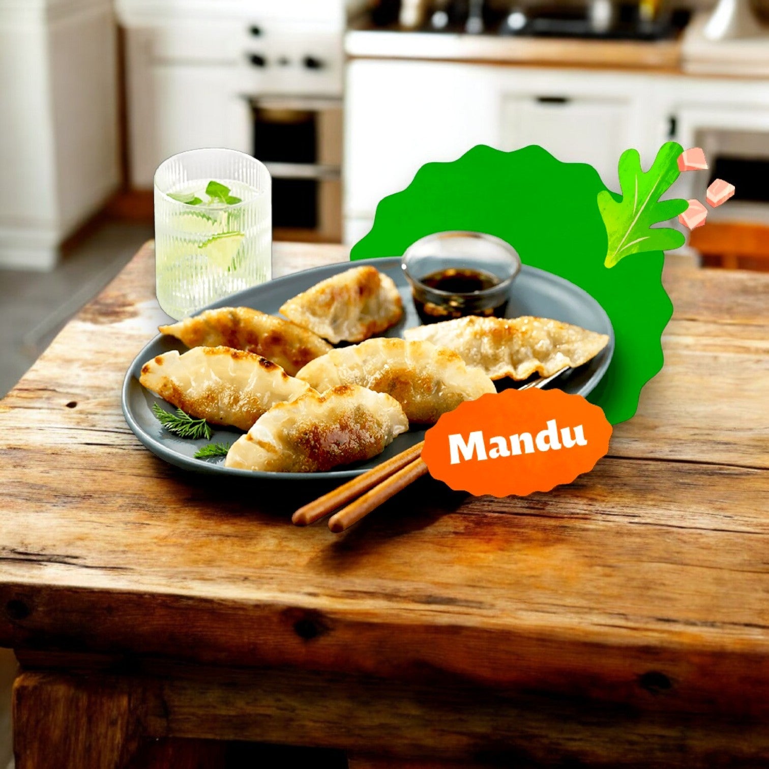Bibigo Chicken & Vegetable Mandu Dumpling | 32 oz. - 3 Packs