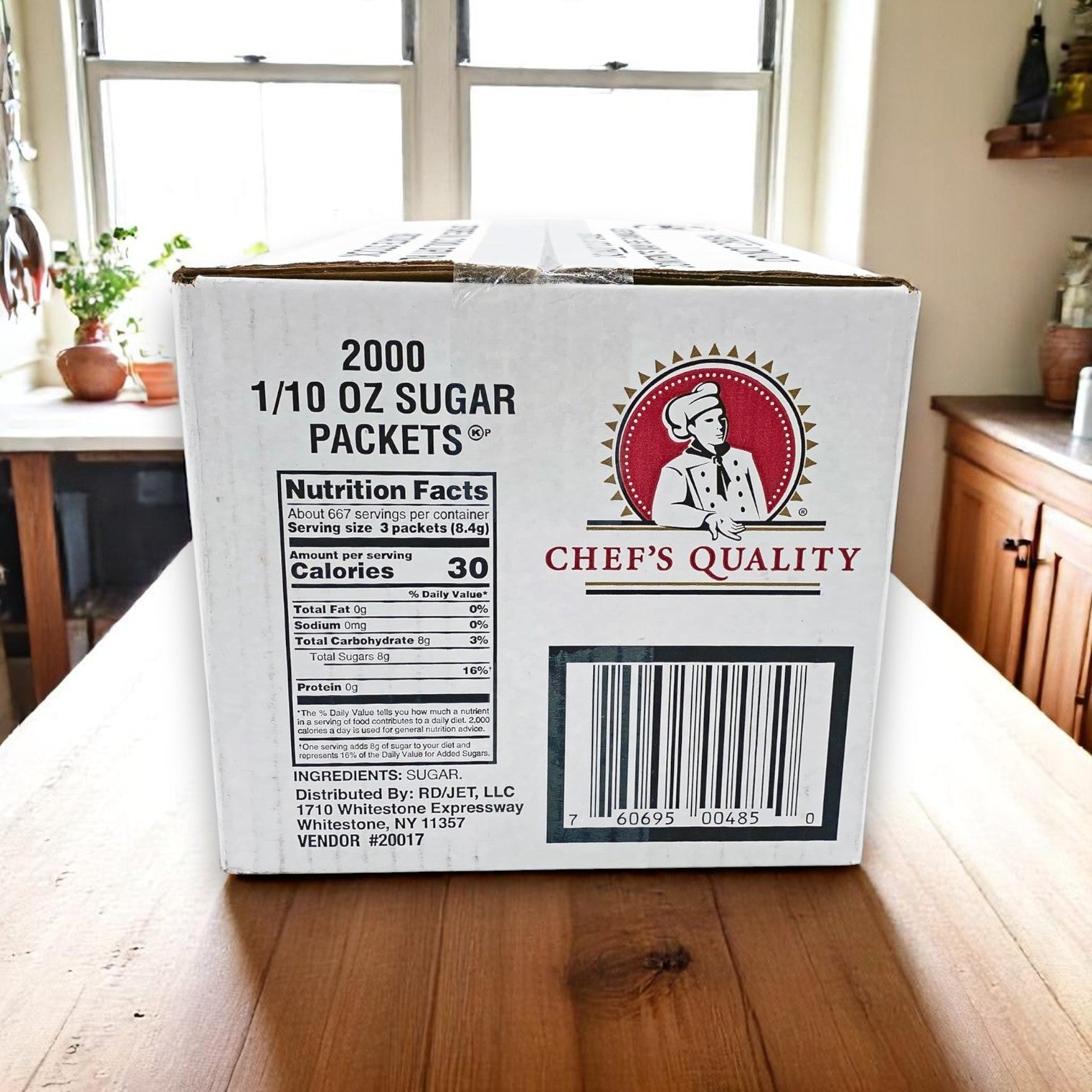 Chef’s Quality – Sugar Packets – 2,000 Count