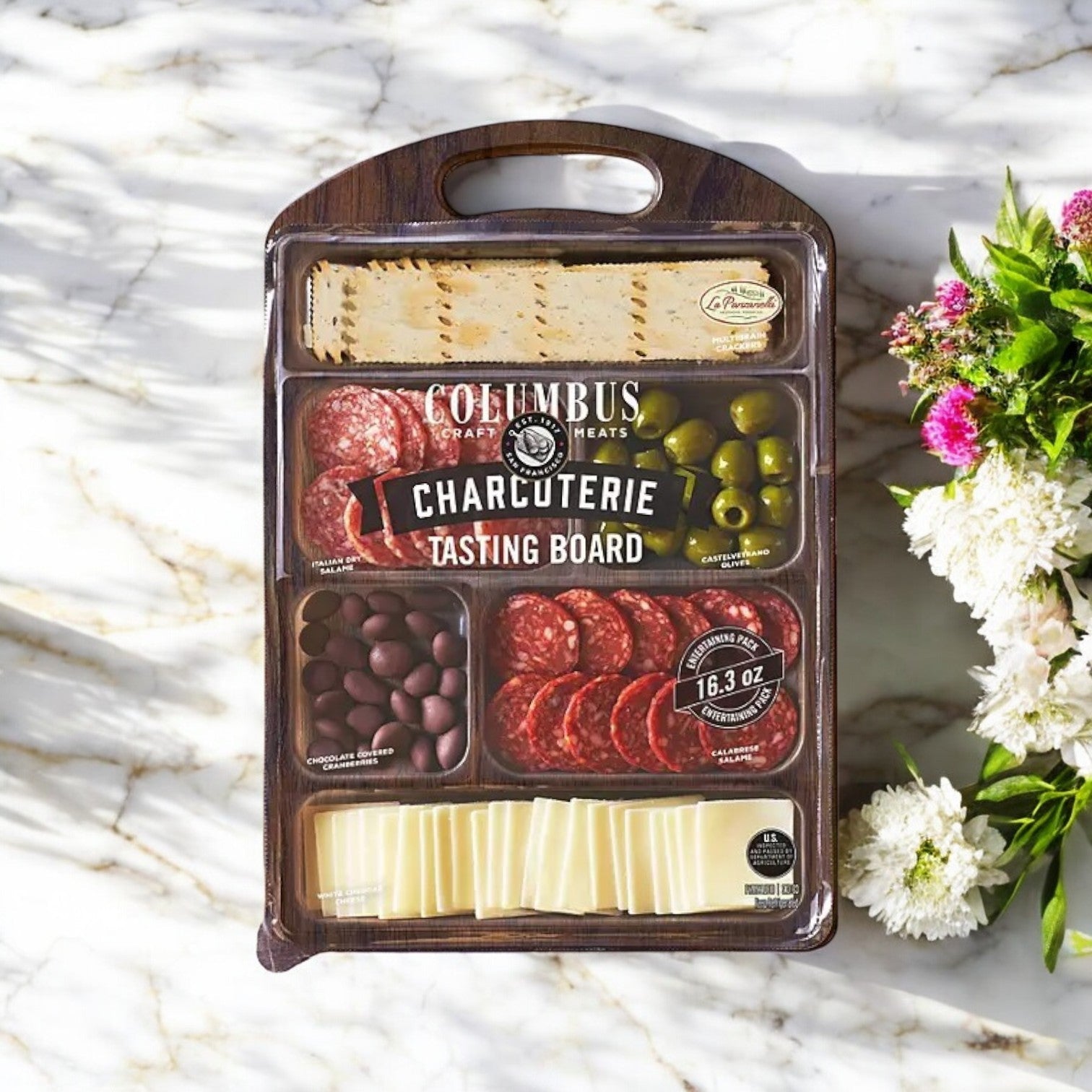 Columbus Craft Meats Charcuterie Tasting Board, 12.5 oz. - 3 Count