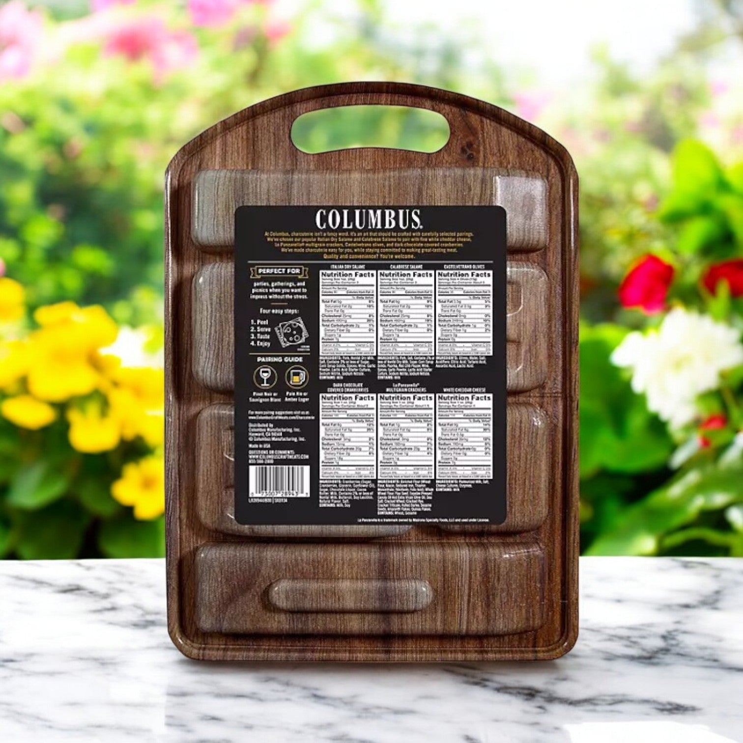 Columbus Craft Meats Charcuterie Tasting Board, 12.5 oz. - 3 Count