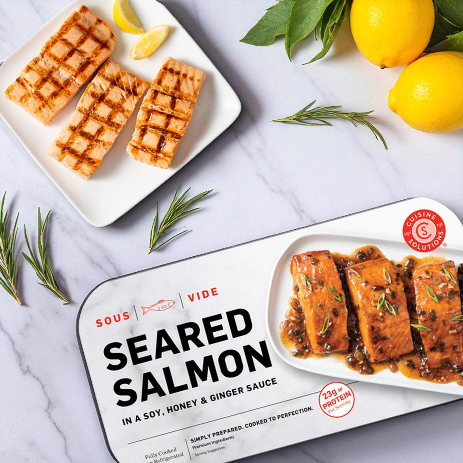 Cuisine Solutions Seared Salmon Sous Vide – 3 Packs