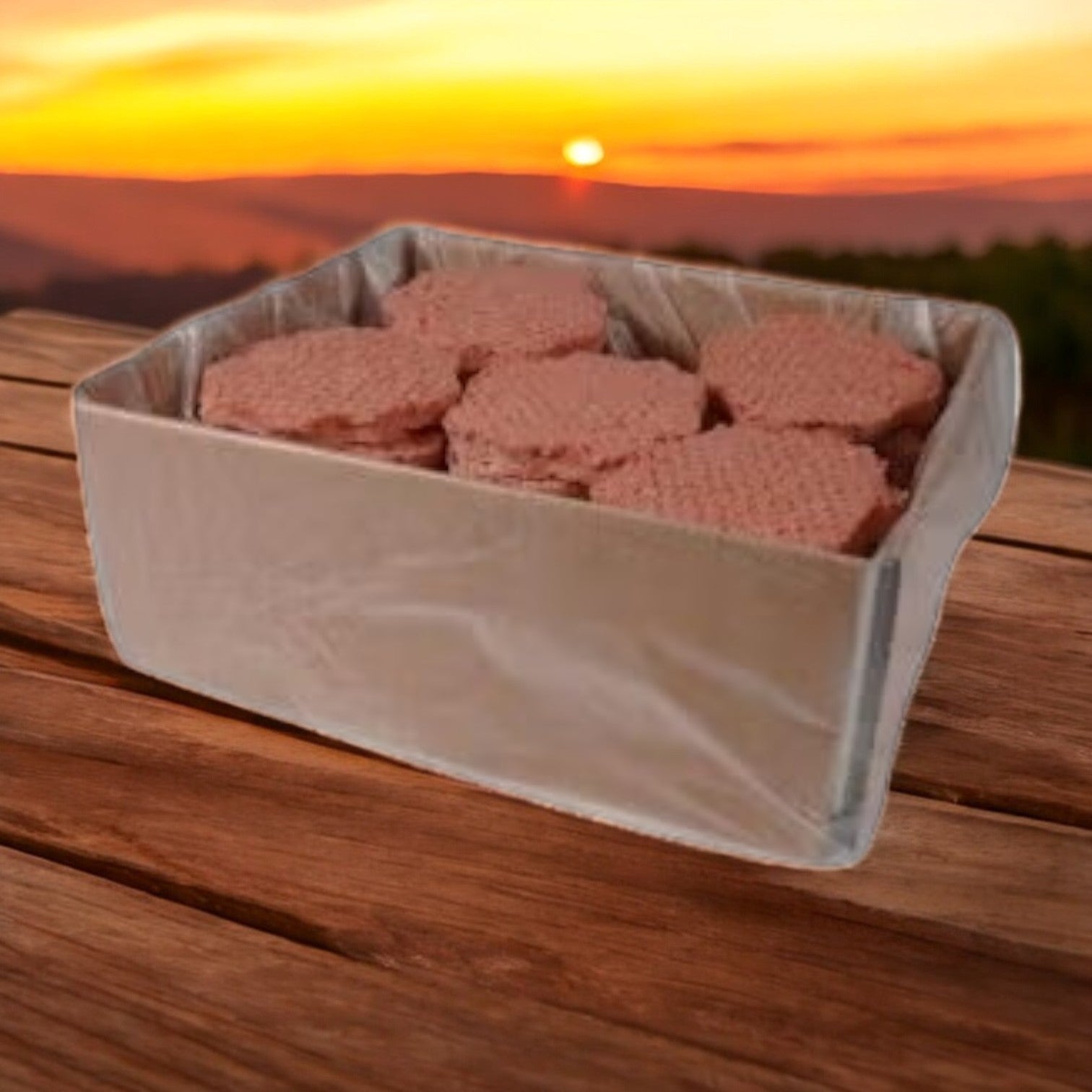 Devanco Foods Halal Pure Beef Burgers - 10 lb