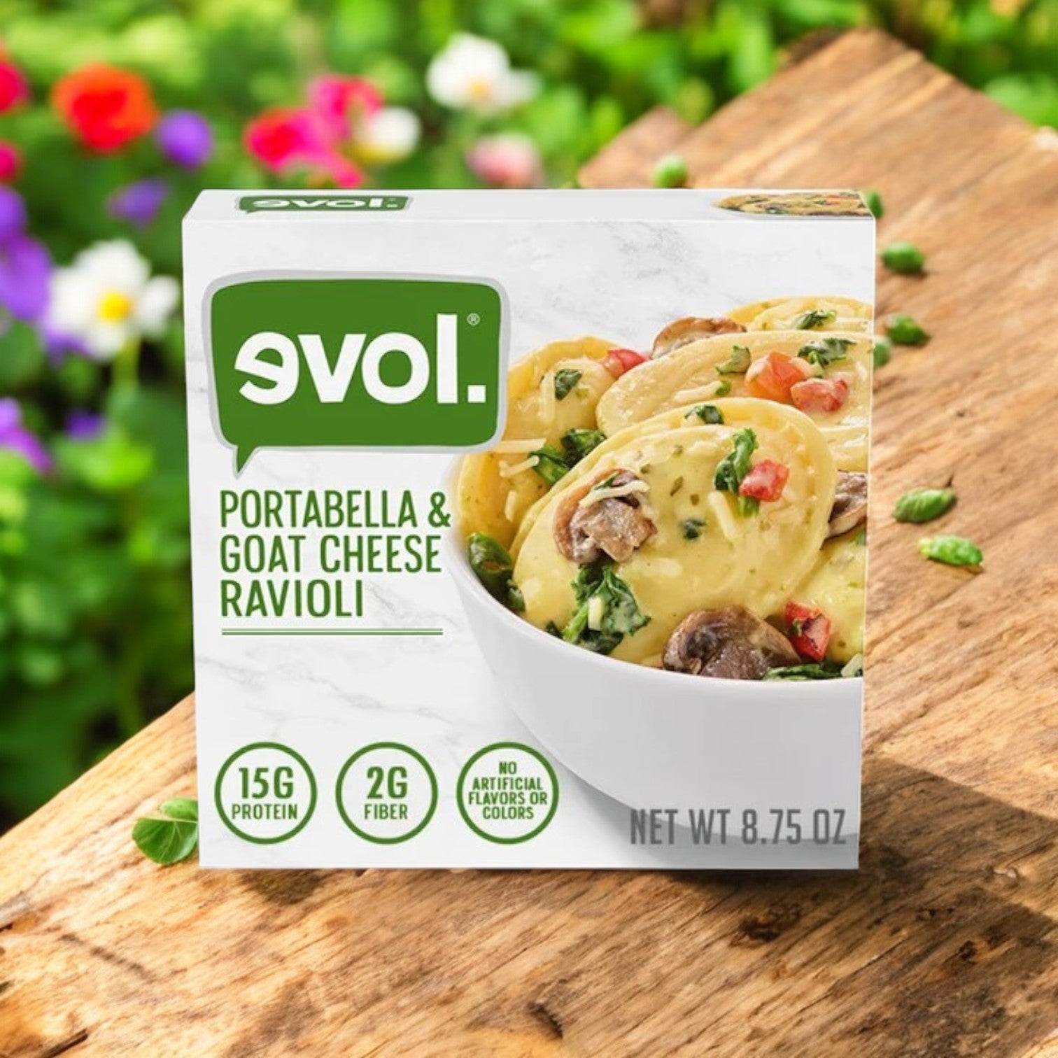 Evol Portabella & Goat Cheese Ravioli Frozen Meal, 8.75 oz, 3 Pack's