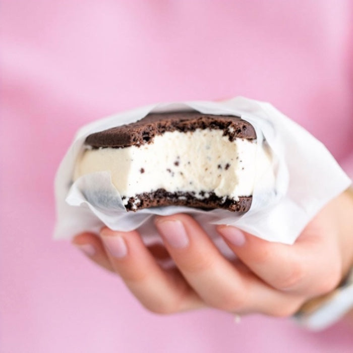 FatBoy Premium Vanilla Ice Cream Sandwiches, Frozen 18 Count