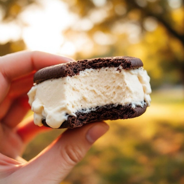 FatBoy Premium Vanilla Ice Cream Sandwiches, Frozen 18 Count