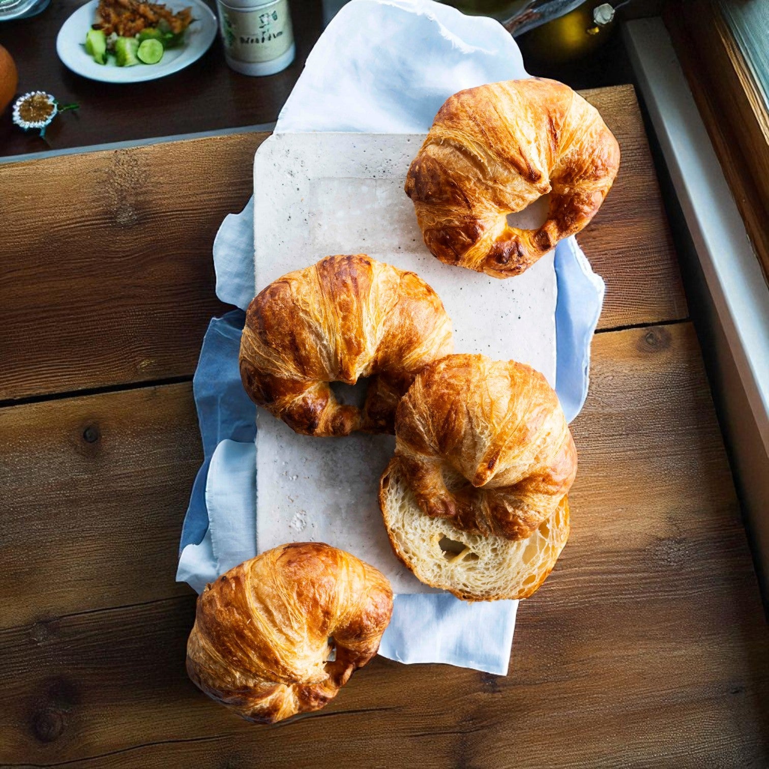 Frozen Butter Covered Croissants – 3.7 oz Each, 40 Count