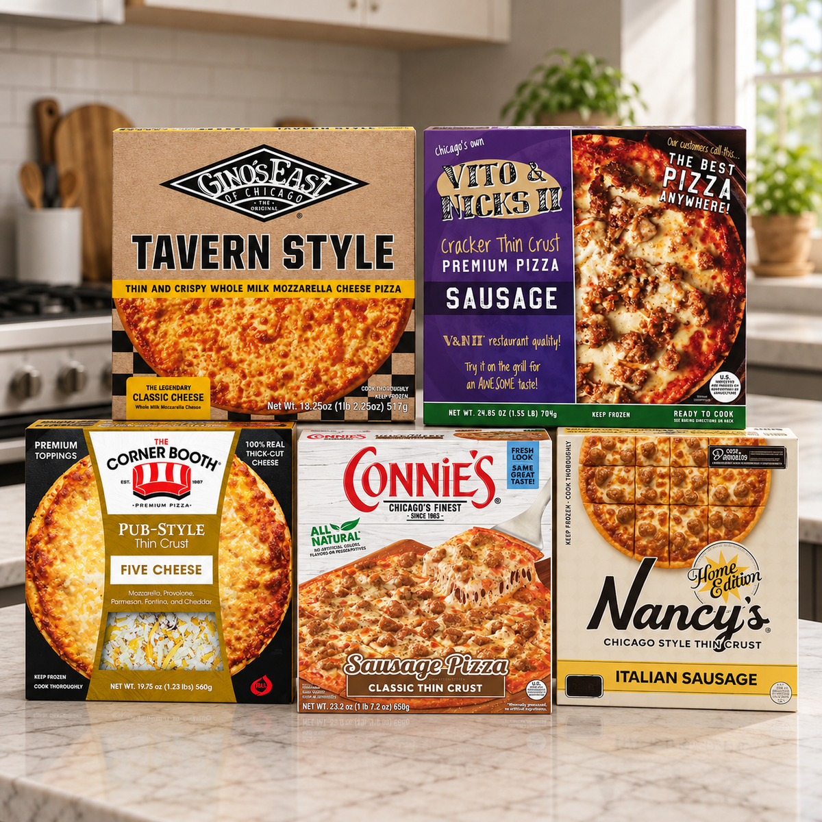 Chicago Thin Crust Pizza Legends Bundle