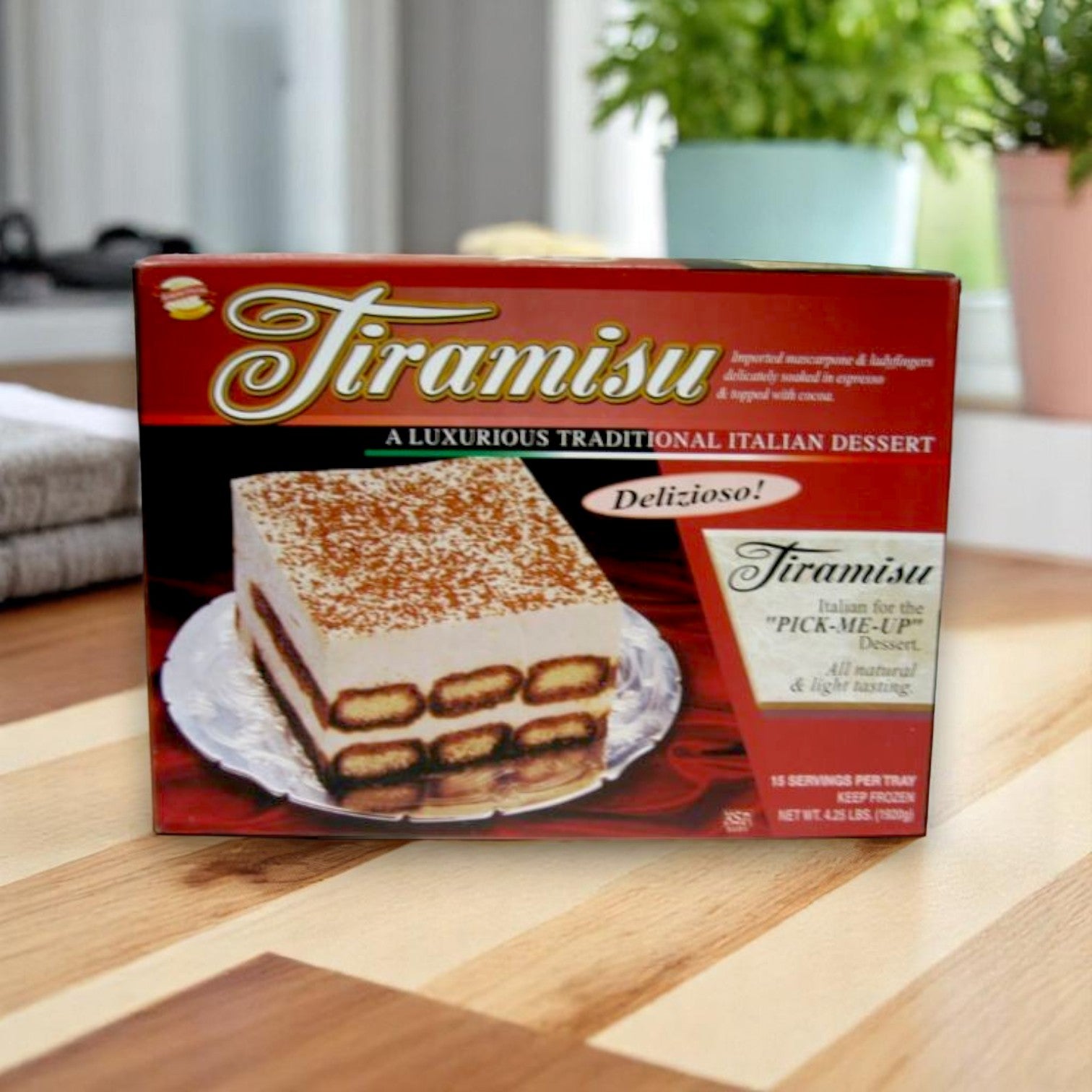 Frozen Supremo Italiano - Tiramisu Tray - 4.25 lbs